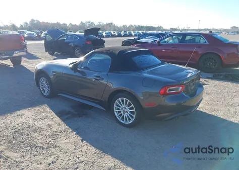 2017 Fiat 124 Spider Classica из США, поврежденный, VIN JC1NFAEK3H0126513